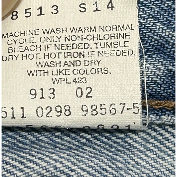 Vintage Levis Silvertab Jeans Mens 30x32 Blue Loose Distressed Faded Y2K Hip Hop - Picture 14 of 15